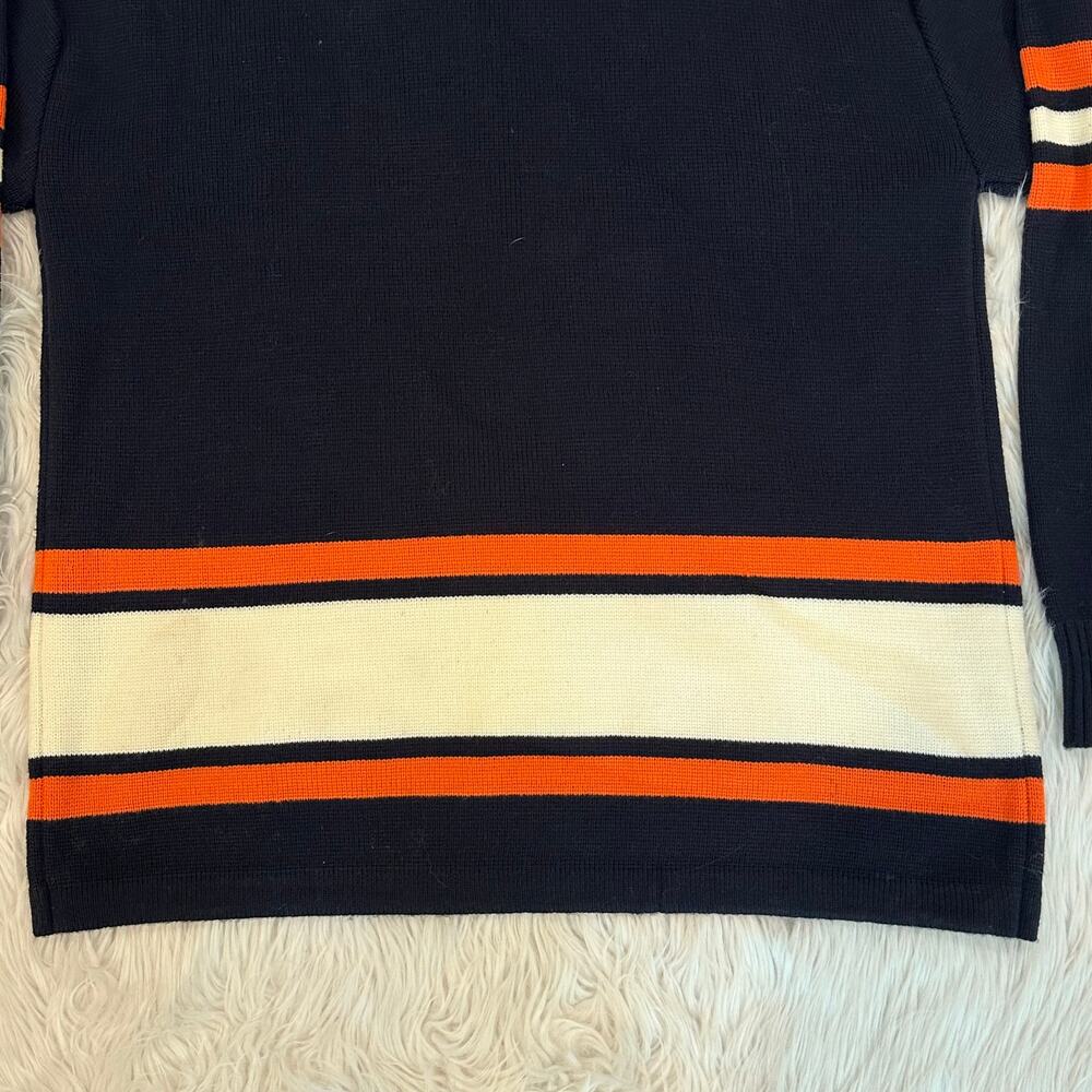 Budabean Vintage 90’s Men’s Jersey Sweater Athletic Chunky Crew Neck Pullover - Picture 7 of 11